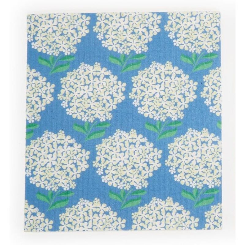 Two's Company Biodegradable Kitchen Cloth - Blue Hydrangea